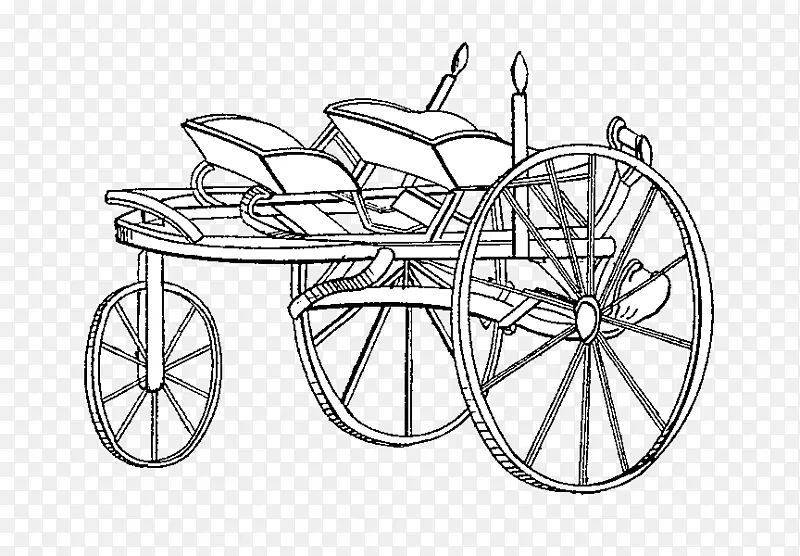 自行车车轮自行车传动系统部分蒸汽朋克自行车