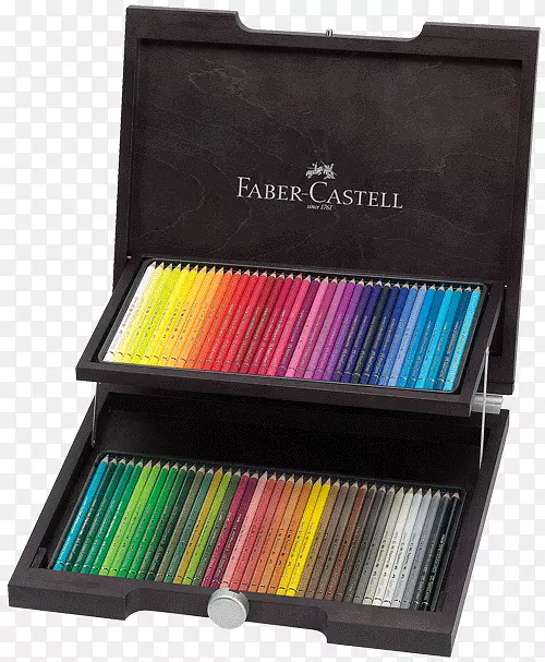 彩色铅笔-蜂窝木箱-铅笔盒