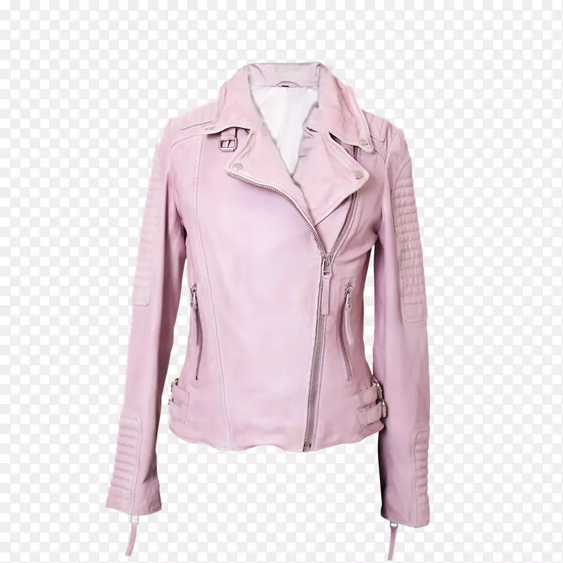 皮夹克，外套，袖子，粉红色m-夹克