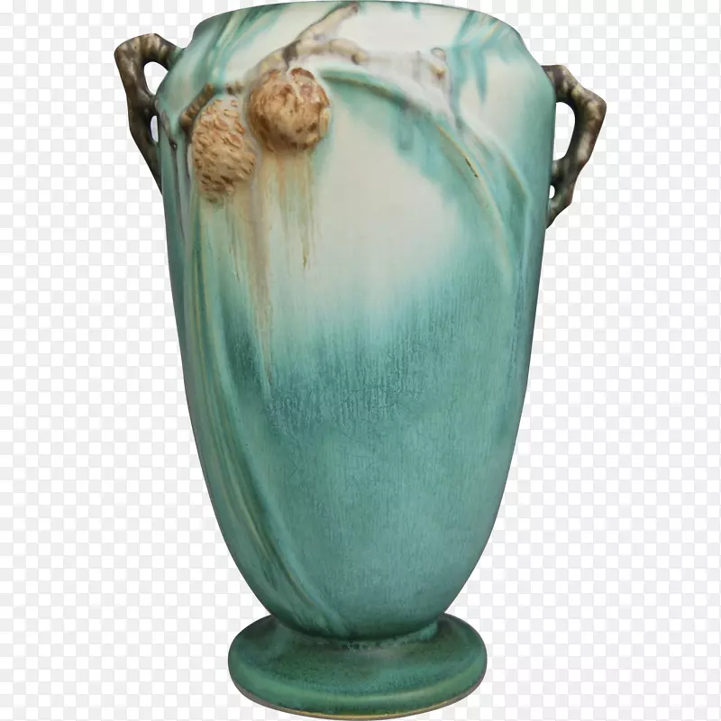 花瓶陶瓷瓶绿松石花瓶