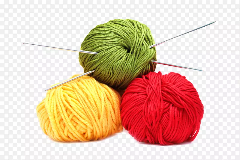 针织针纱羊毛手工缝纫针.羊毛背景