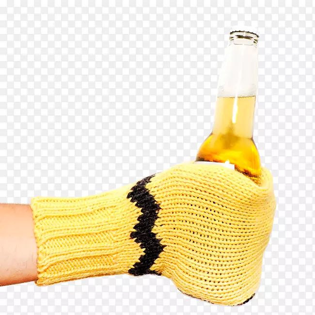啤酒瓶棒球手套