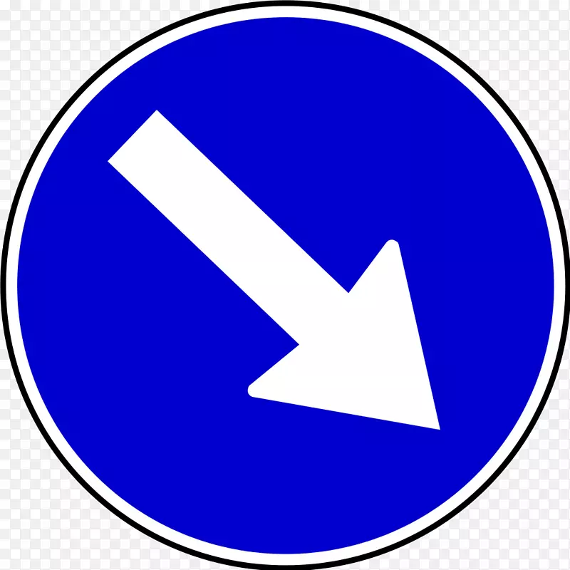 交通标志-强制性标志警告标志-符号