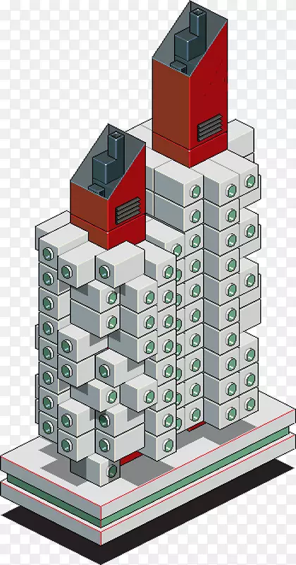 中新胶囊塔建筑方案