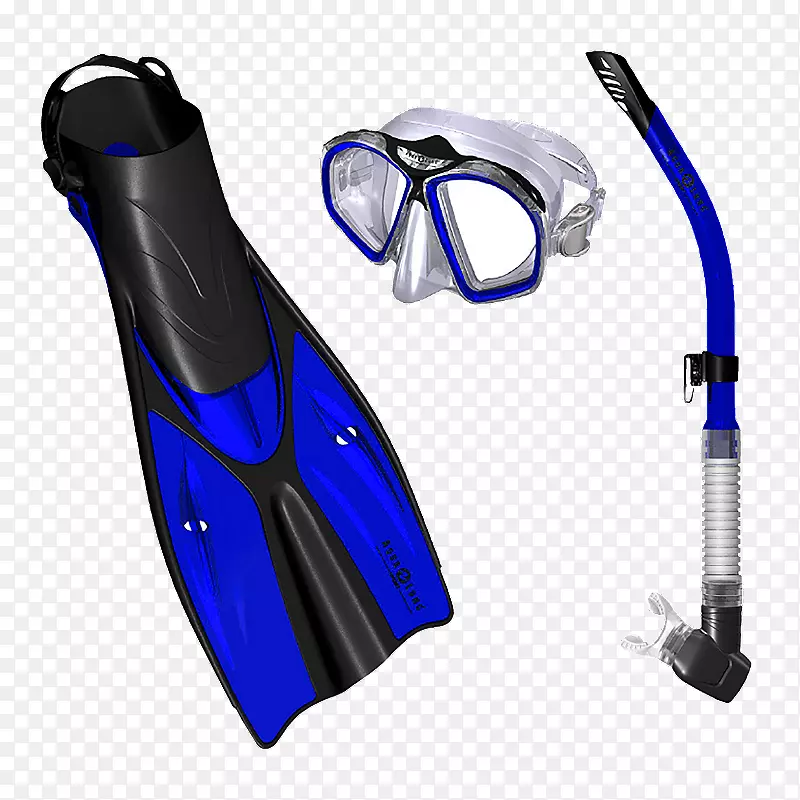 潜水和浮潜口罩水-肺潜水套潜水和游泳鳍-潜水卷