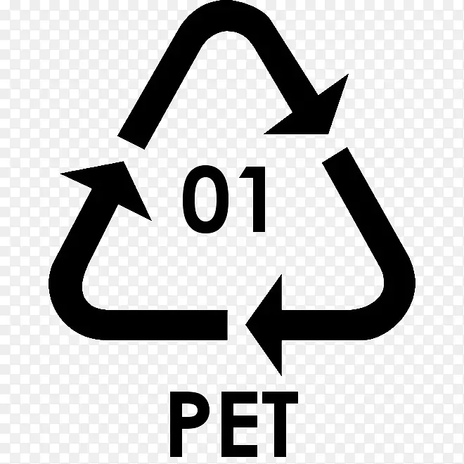聚丙烯塑料回收符号剪贴画.宠物图标