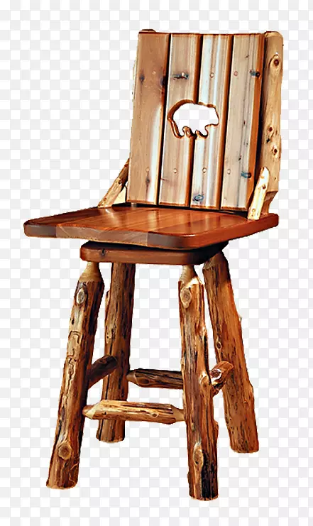 椅子吧凳子桌椅原木凳子