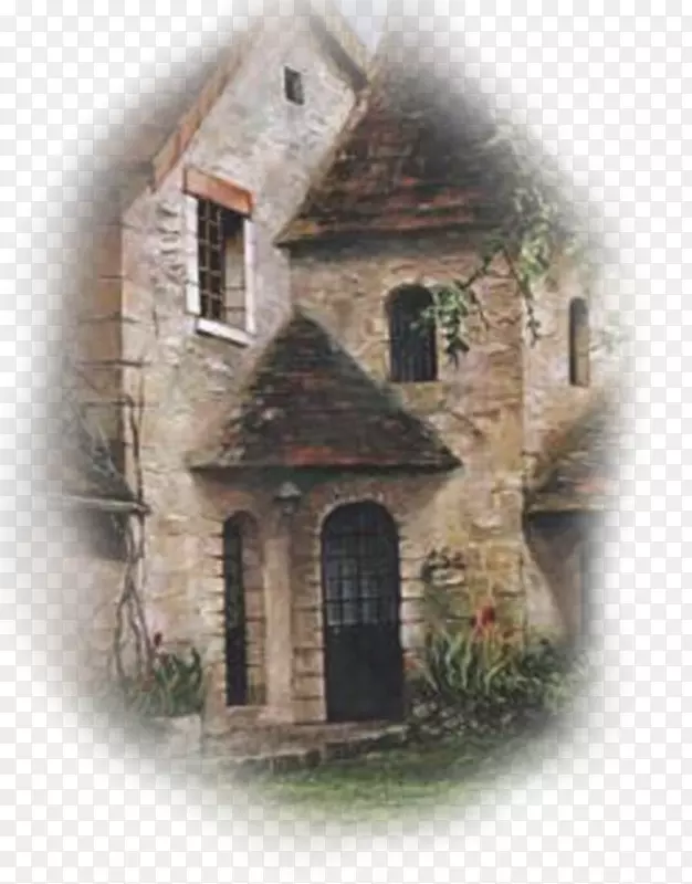 中世纪门面住宅中世纪建筑.窗户