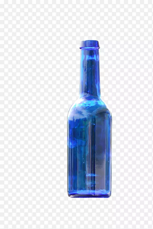 玻璃瓶啤酒瓶钴蓝啤酒