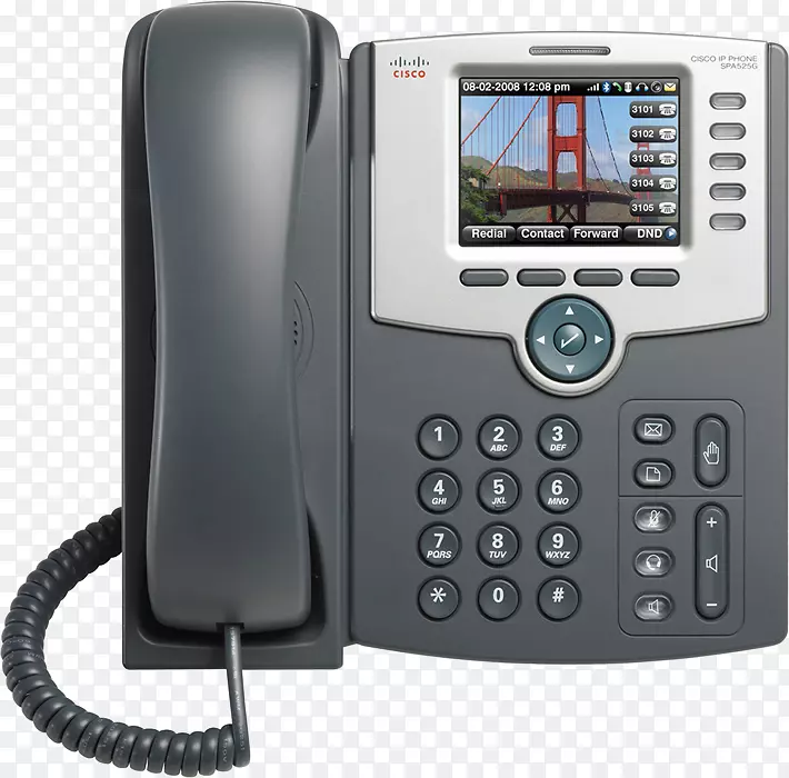 VoIP电话移动电话IP电话语音思科spa525g2 ip电话电缆深灰色spa525g2-eu-ciscoip电话