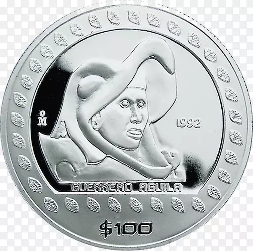 银币阿兹台克帝国墨西哥银币银行-硬币