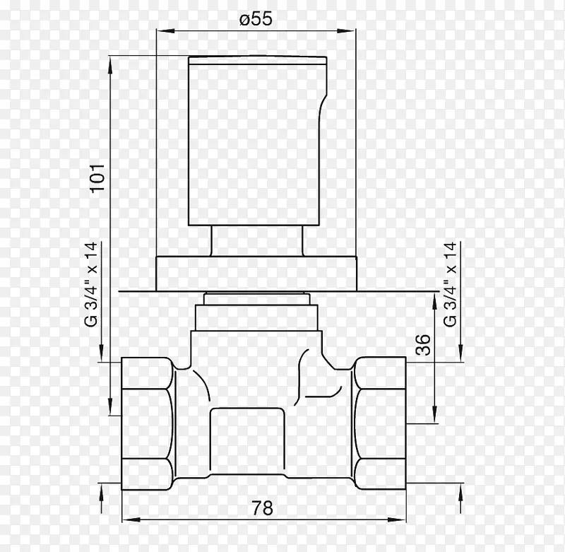 平面图家具技术图纸白色设计