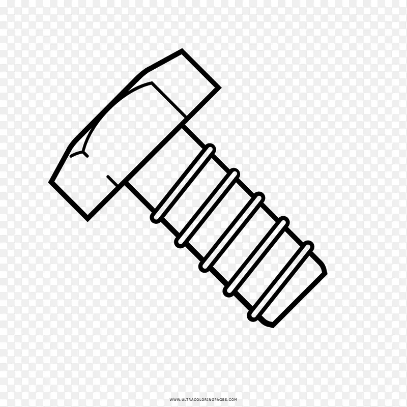拉丝机螺栓着色书螺母螺丝钉