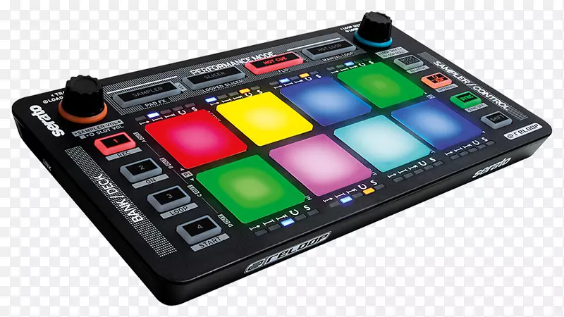 Dj控制器MIDI控制器光盘骑师dj混合再循环霓虹灯-Serato