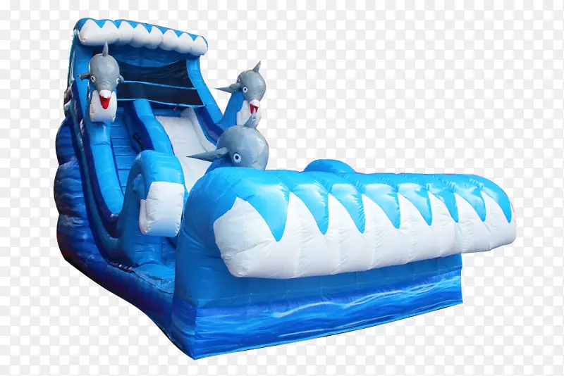 游乐场滑梯，充气保镖，水上滑梯，跳跃-海豚跳跃