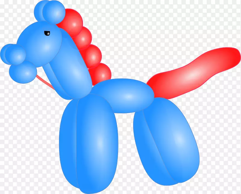 马气球狗夹艺术-马