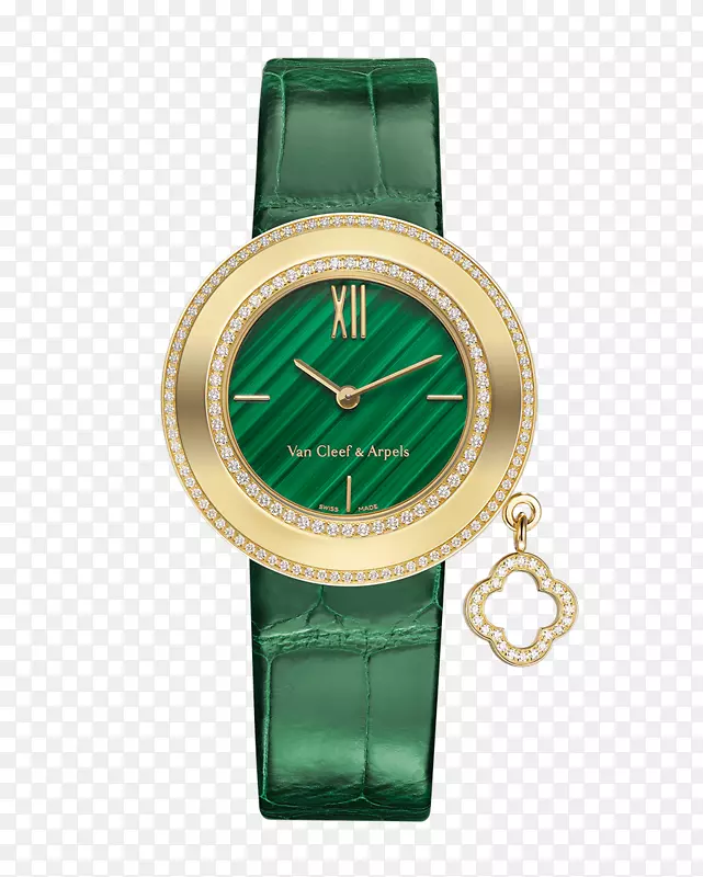 手表范克莱夫和Arpels魅力手镯珠宝钻石-手表
