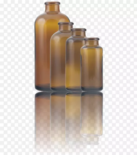 玻璃瓶液体包装和标签瓶