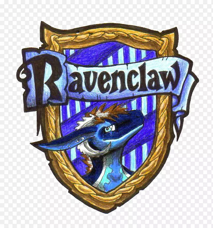 徽标徽章Ravenclaw house字体-霍格沃茨徽标