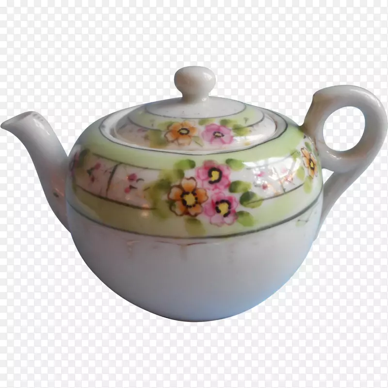 茶壶，陶器，陶瓷盖，水壶