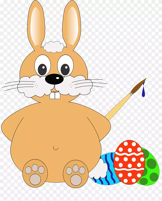 复活节兔子画-复活节