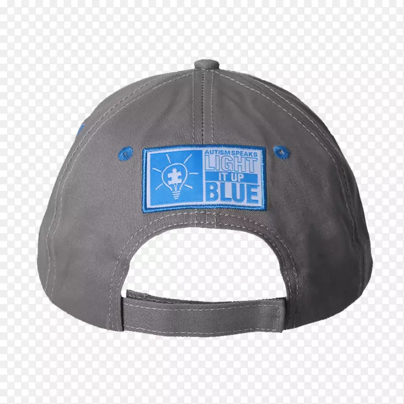 棒球帽点亮蓝色自闭症讲帽子世界自闭症意识日-棒球帽
