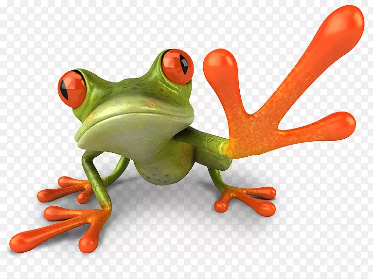 红眼睛树蛙电脑图标剪贴画青蛙