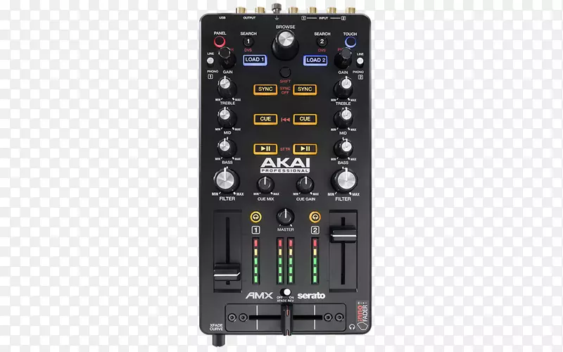 Akai amx计算机dj声卡和音频适配器音频混频器.小型合成器