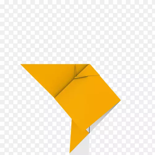 标准纸张尺寸折纸A4角折纸鸟