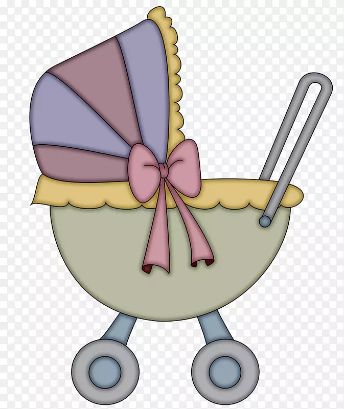 婴儿车婴儿绘画儿童剪贴画
