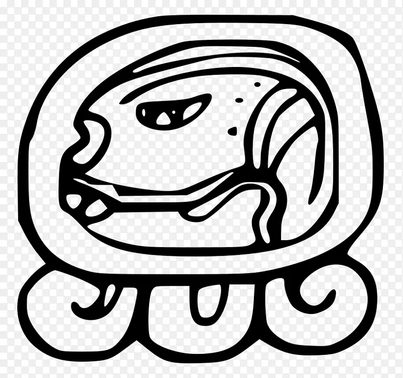 Yucatec玛雅历法中的玛雅文明nagual tzolk‘-符号