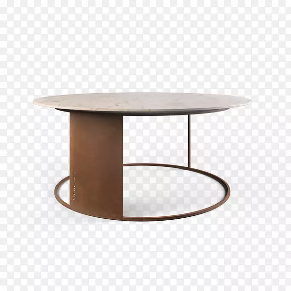 咖啡桌角椭圆形-圆形设计