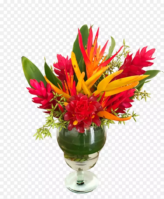 花卉设计切花花束花瓶-弗洛雷斯热带
