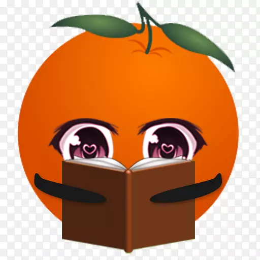 橙色水果动物剪贴画-橙色