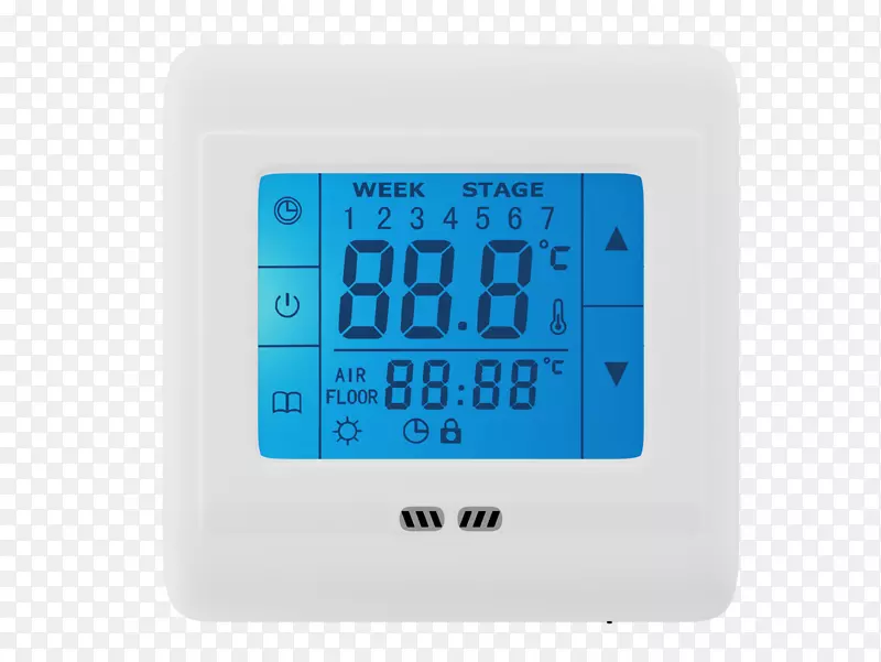 恒温器中央加热触摸屏温度贝罗加鲁照明标志