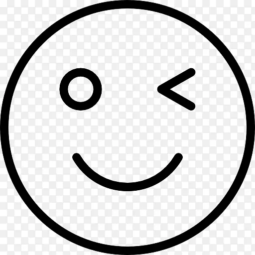 笑脸电脑图标表情快乐-笑脸