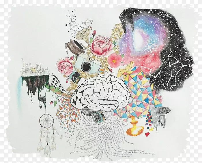 大脑功能的侧向化-大脑-创意桌面壁纸