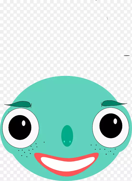 青蛙微笑鼻子短信剪辑艺术-青蛙