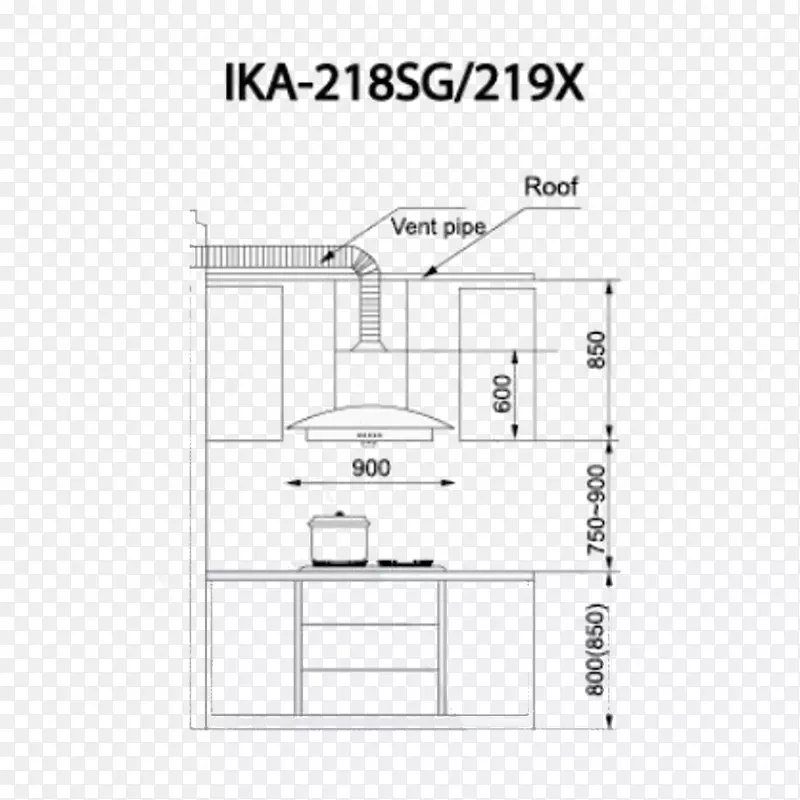 JW卫生家庭SDN。Bhd.家具店贾兰巴图山洞平面图-厨房烟囱