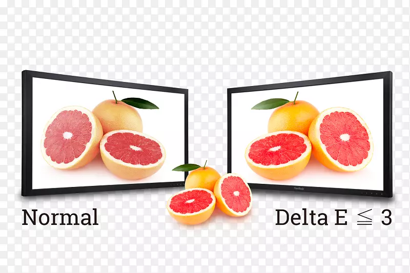 血橙图形显示分辨率电脑显示器视声葡萄柚颜色分级
