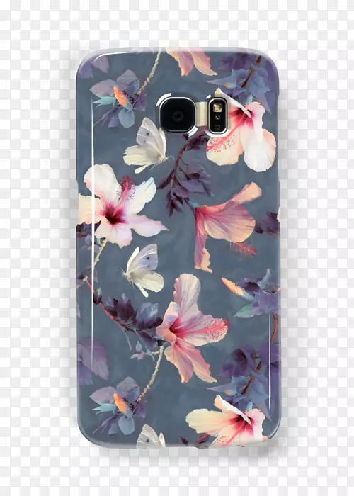 花卉设计迷迭香iphone 7-蝴蝶星系