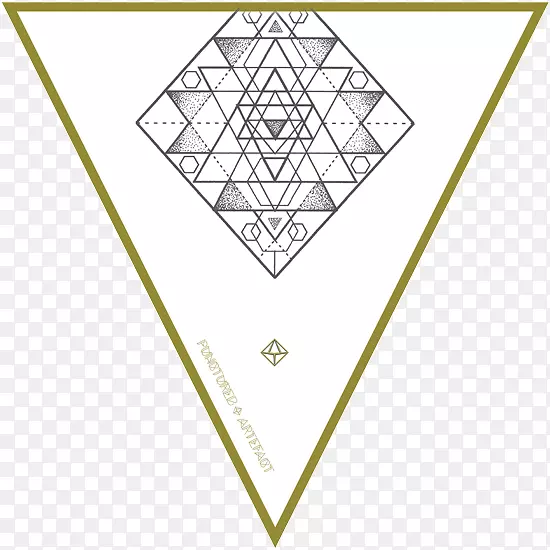 三角形图形设计点图案-三角形