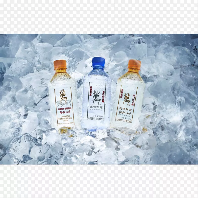 矿泉水玻璃瓶瓶装水蒸馏水