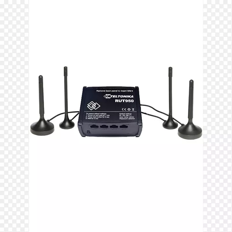 无线路由器teltonika rut 955 lte wi-fi-4g数据