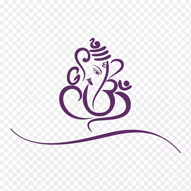 Ganesha Mahadeva Parvati印度教剪贴画-Ganesha