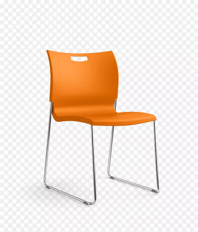 折叠椅，浅色人造皮革(D 8492)餐厅座椅-椅子