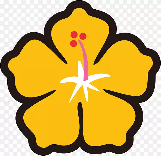 画卡通橙花-夏令
