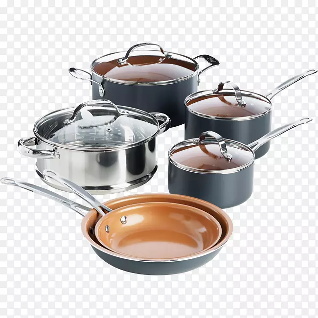 慢速炊具，煎锅，餐具，铜压力烹饪，煎锅