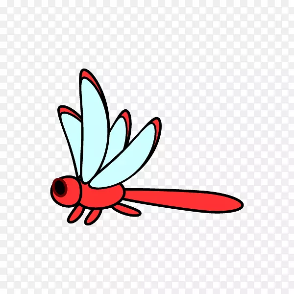 昆虫机器人小品剪贴画-蜻蜓
