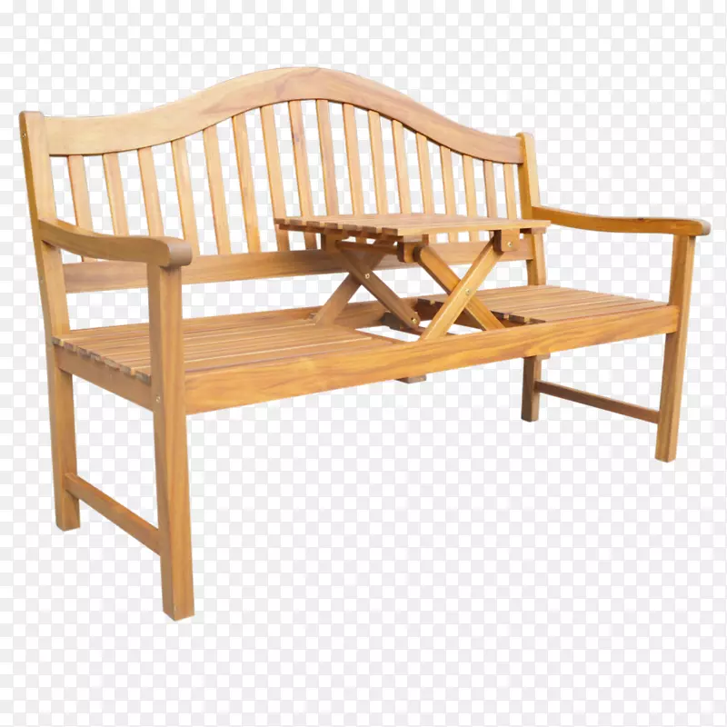 长凳木甲板花园公园-木材